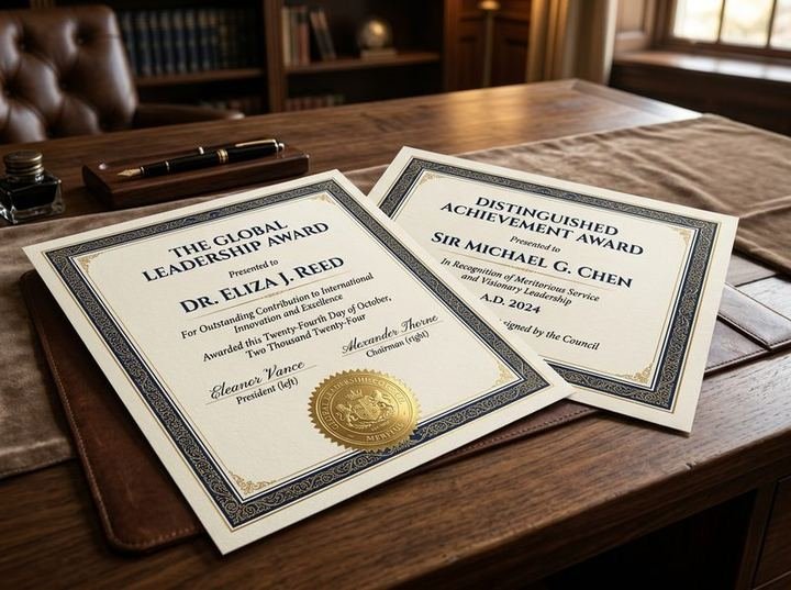 Certificates